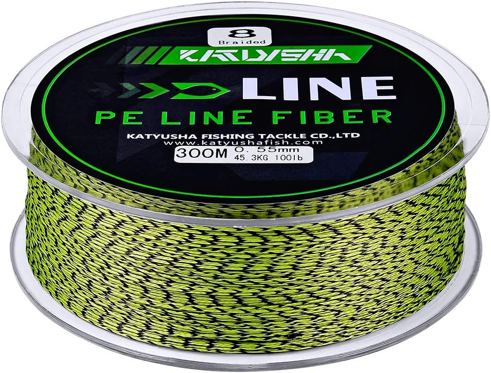 Braided Fishing Line 4 Strands 6Lb Test 109 Yards Pack of 2 O7278