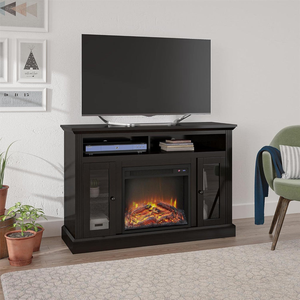 Espresso Electric Fireplace TV Console G14859