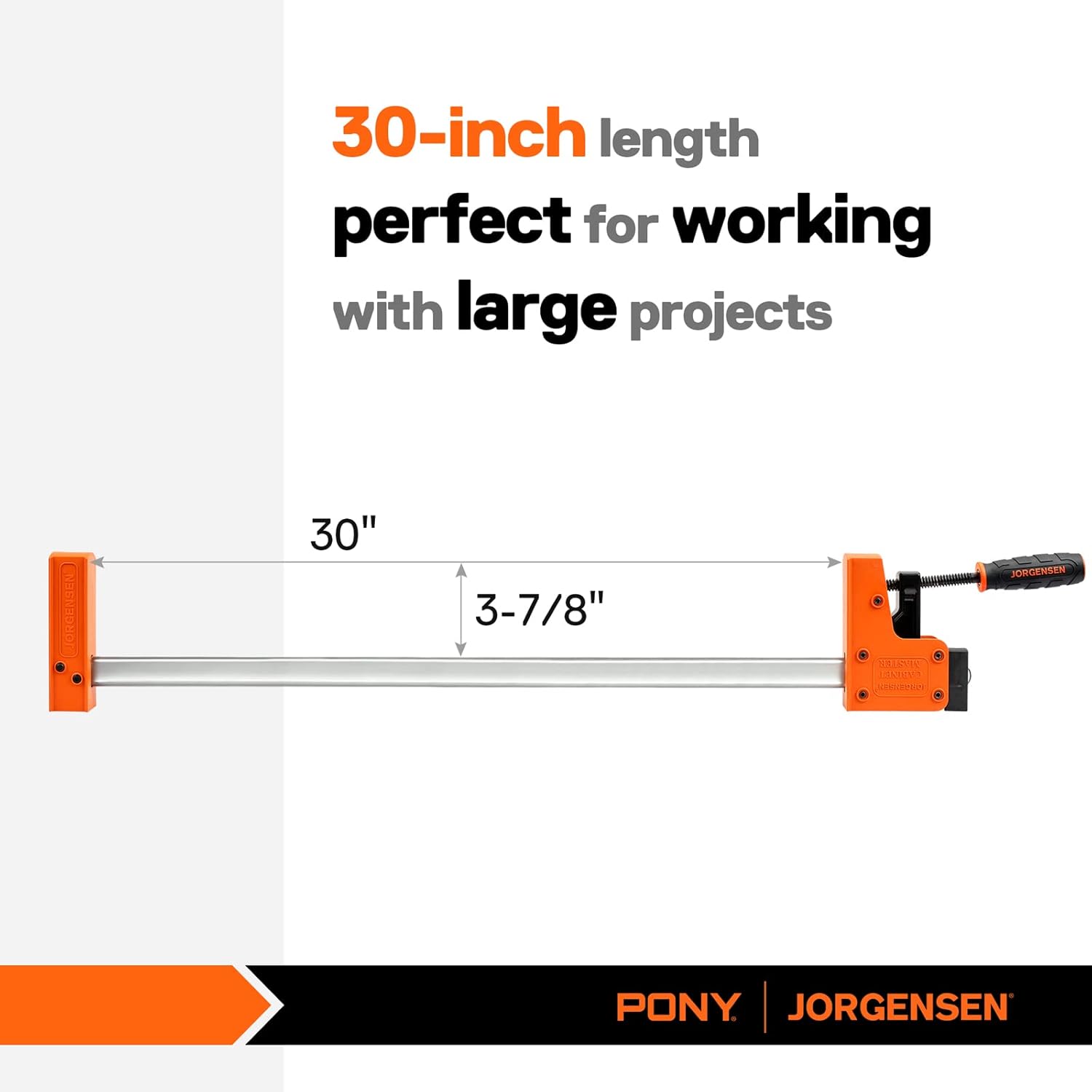 24-inch 90° Parallel Jaw Bar Clamp, 2-pack S531