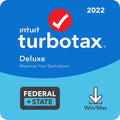 TurboTax Deluxe + State 2022 PC/Mac Z50236
