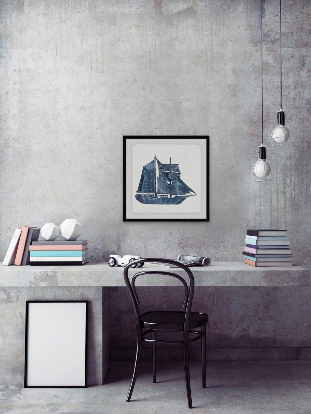12" x 12" Framed Giclee Painting Y472175