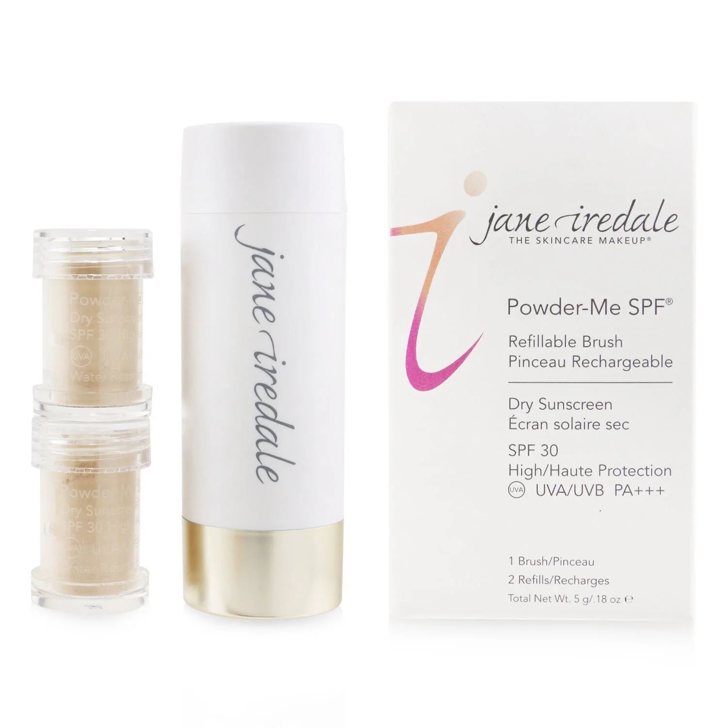 Translucent Refillable Brush with 2 Refills D732322