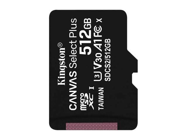 512 GB microSDXC Flash Memory Card with SD Adapter R830