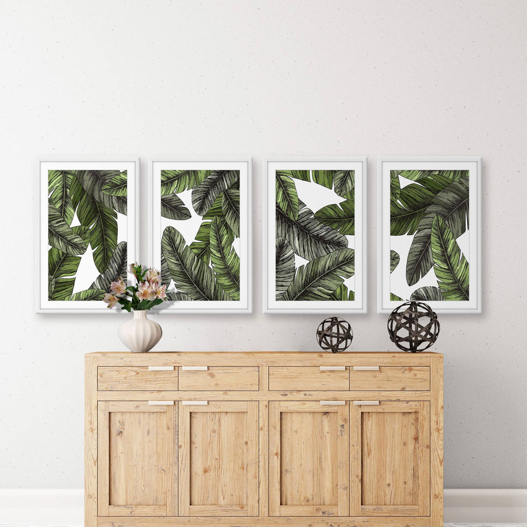 Charleston Quadriptych, 18 inch x 48 inch D246