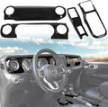 Purple Center Console Dashboard Trim Gear Shift Panel Cover 4PCS E2141