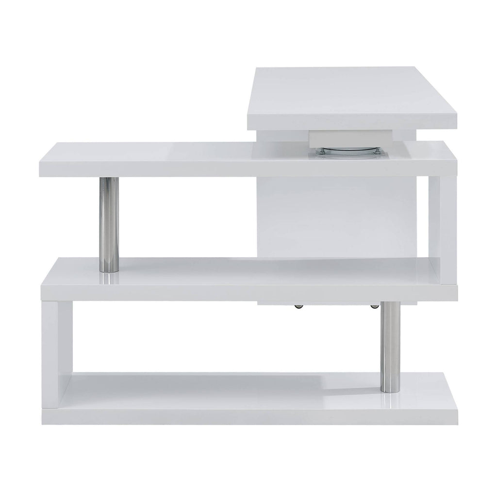 White Corner Desk F613