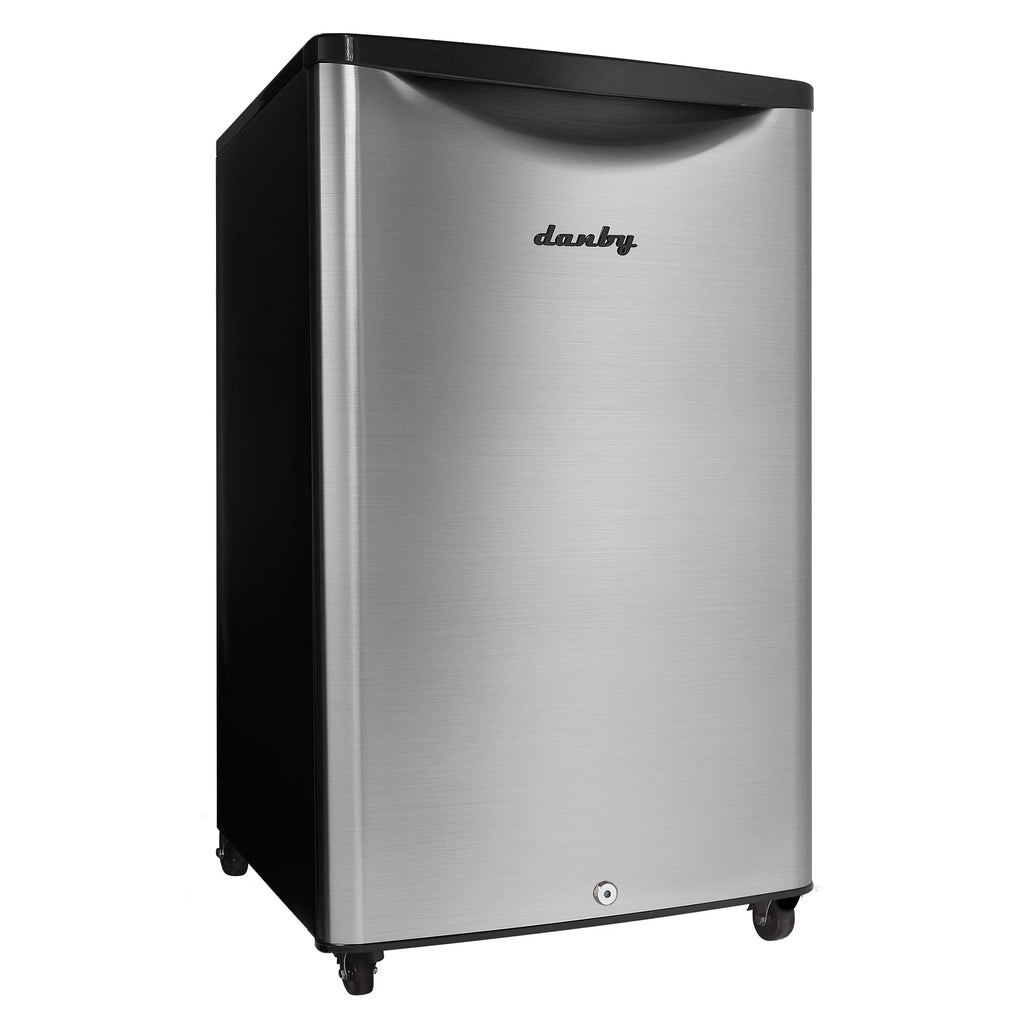 4.4 cu.ft. Stainless Steel Compact Mini Refrigerator H853