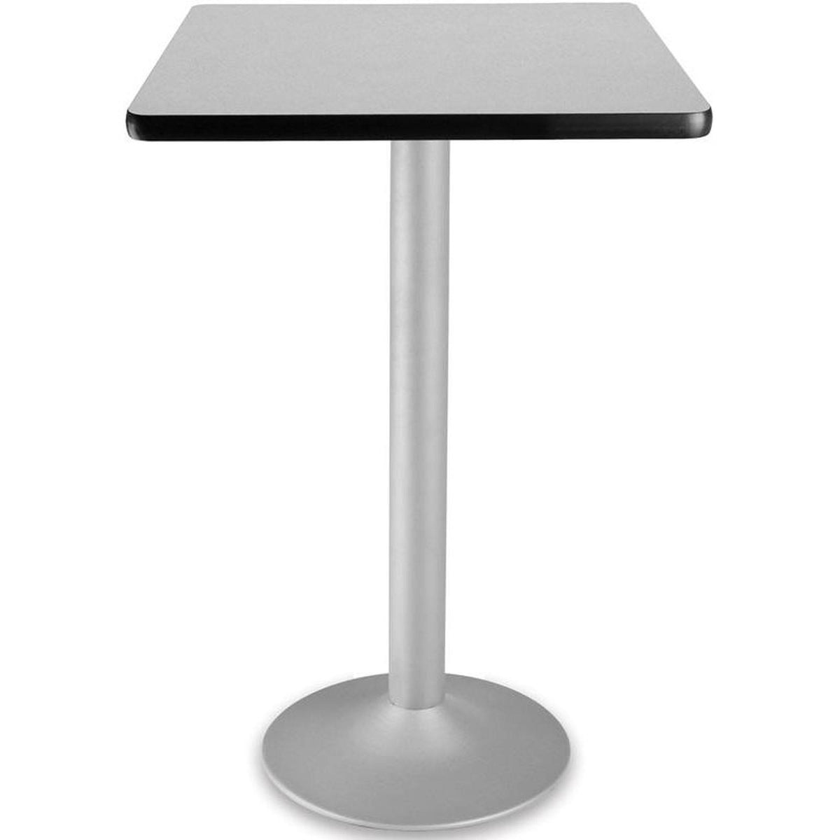 Gray Square Folding Cafe Table P422080