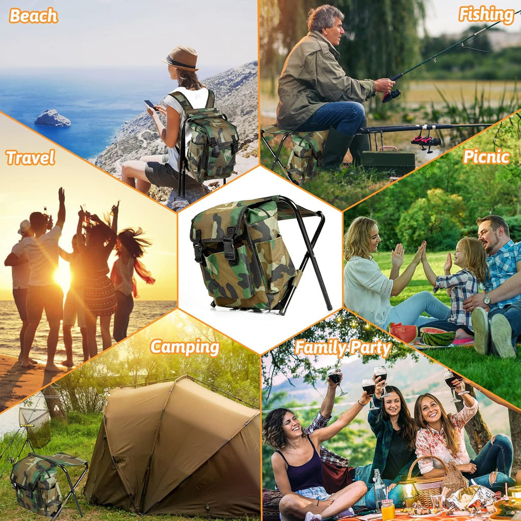 Camping Stool with Picnic Bag K76752