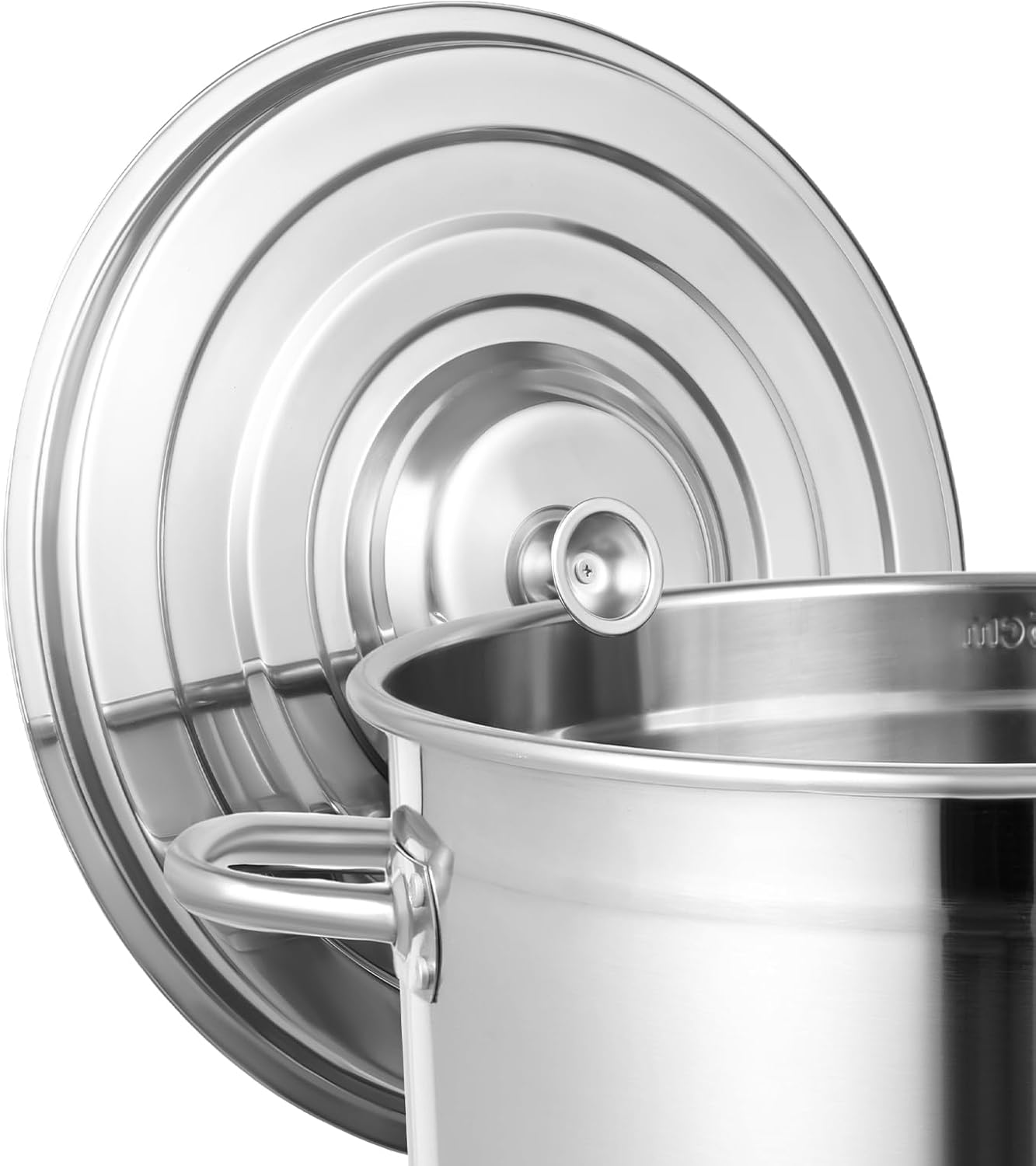 30 Quart 201 Stainless Steel Stockpot with Lid T4399