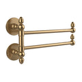 2 Swing Arm Towel Rail, Brushed Bronze H20719