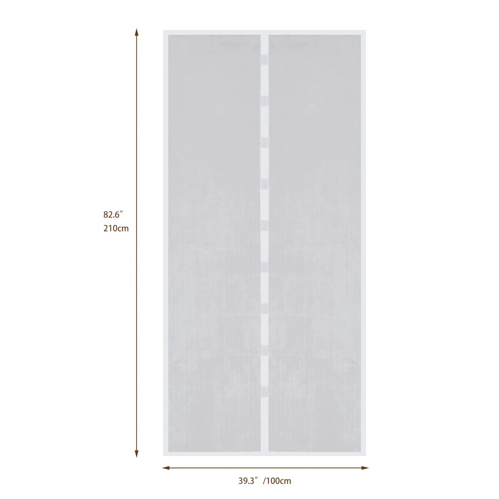 4pk White Auto Mesh Screen Net with Magnet V583454