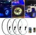 15.5 inch RGB LED Wheel Ring Light Kit 4PCS A8254