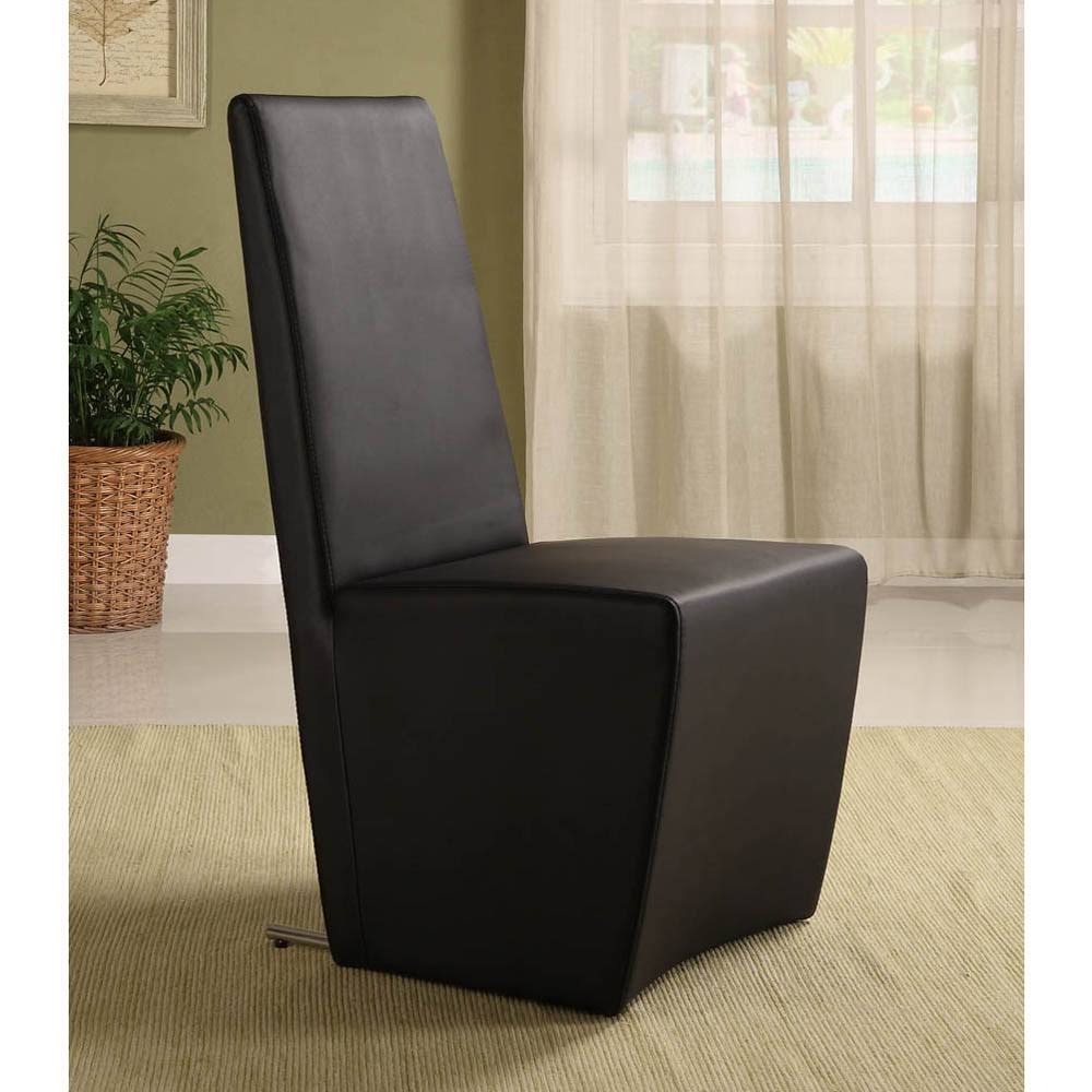 Brown High Back Modern Dining Chair J35594