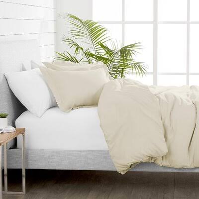 King Microsuede Duvet Cover Set with 2 King Shams E80872