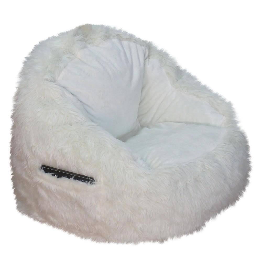 White Bean Bag Chair L555095
