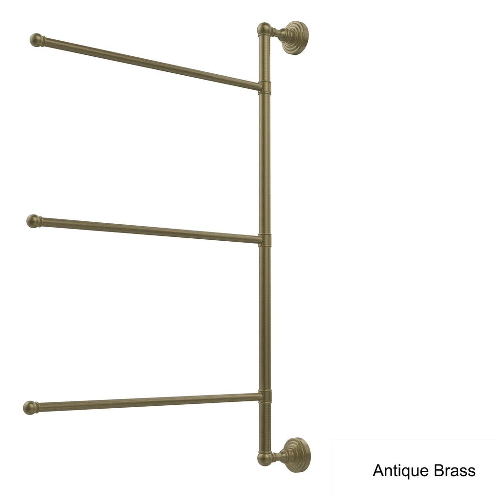 Antique Brass 28-in Swing Arm Towel Bar X51683