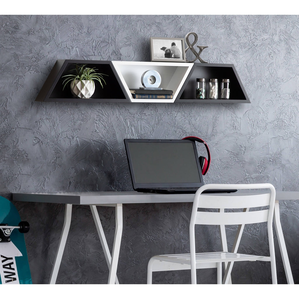 Black Wall Shelf Set of 2 N494861