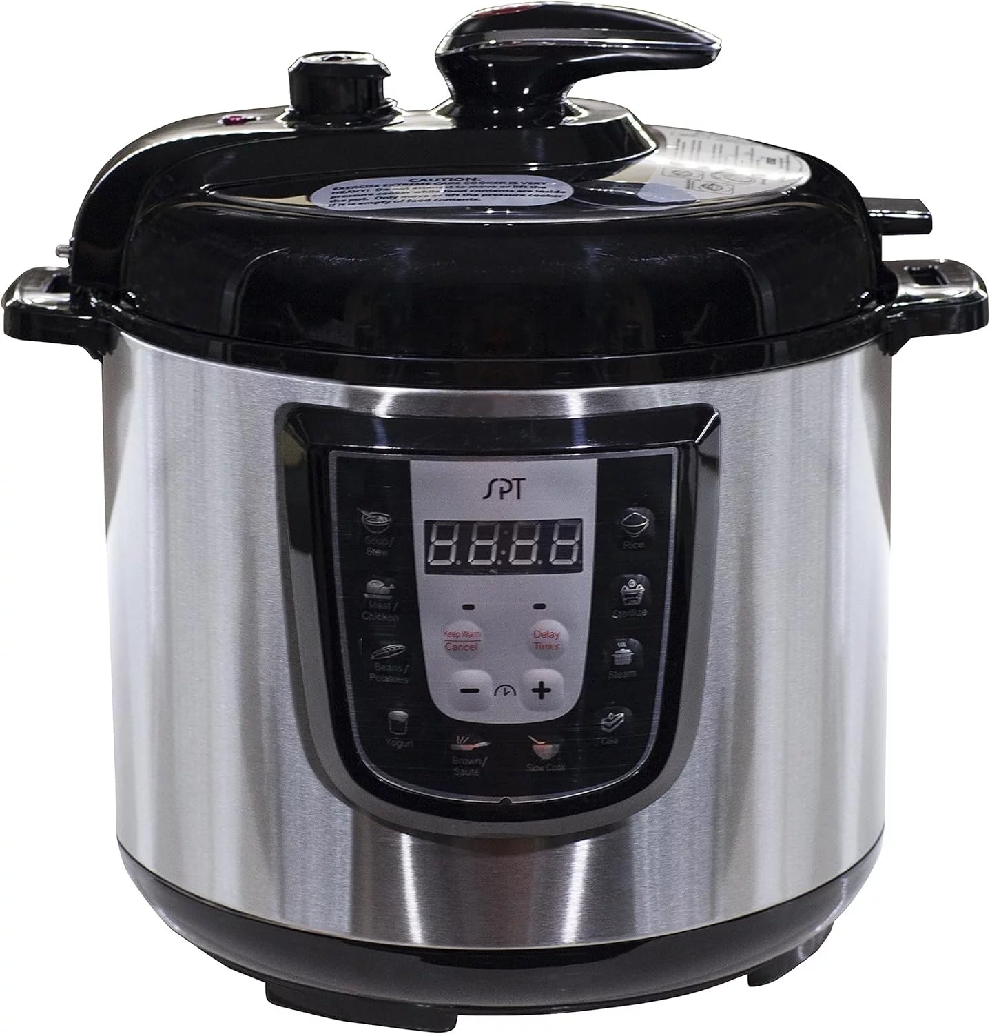 Black Stainless Steel Electric Pressure Cooker G43587