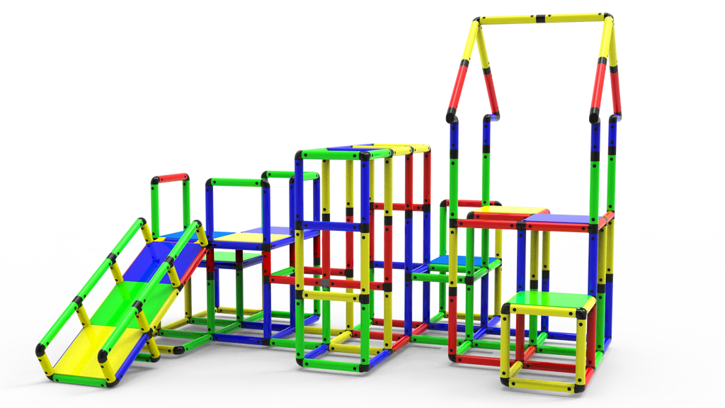Modular Life-Size Playset Climbing Frame C841