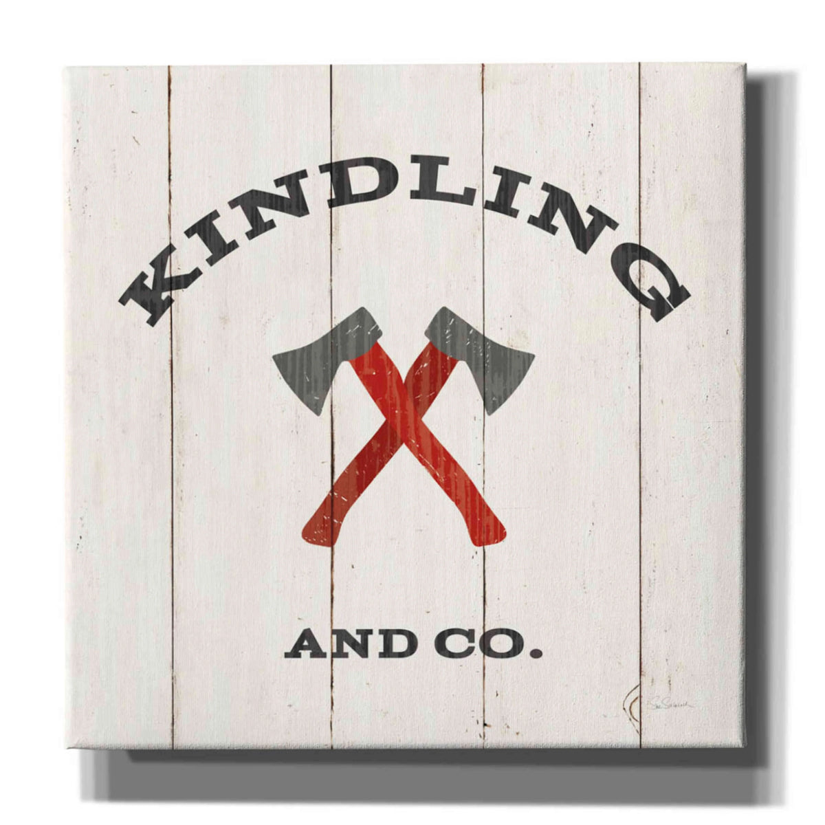 Cabin Life XI Neutral Giclee Canvas Wall Art, 12"x12" V952