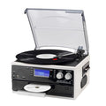 Black 9 in 1 Record Player Turntable with Bluetooth H7198