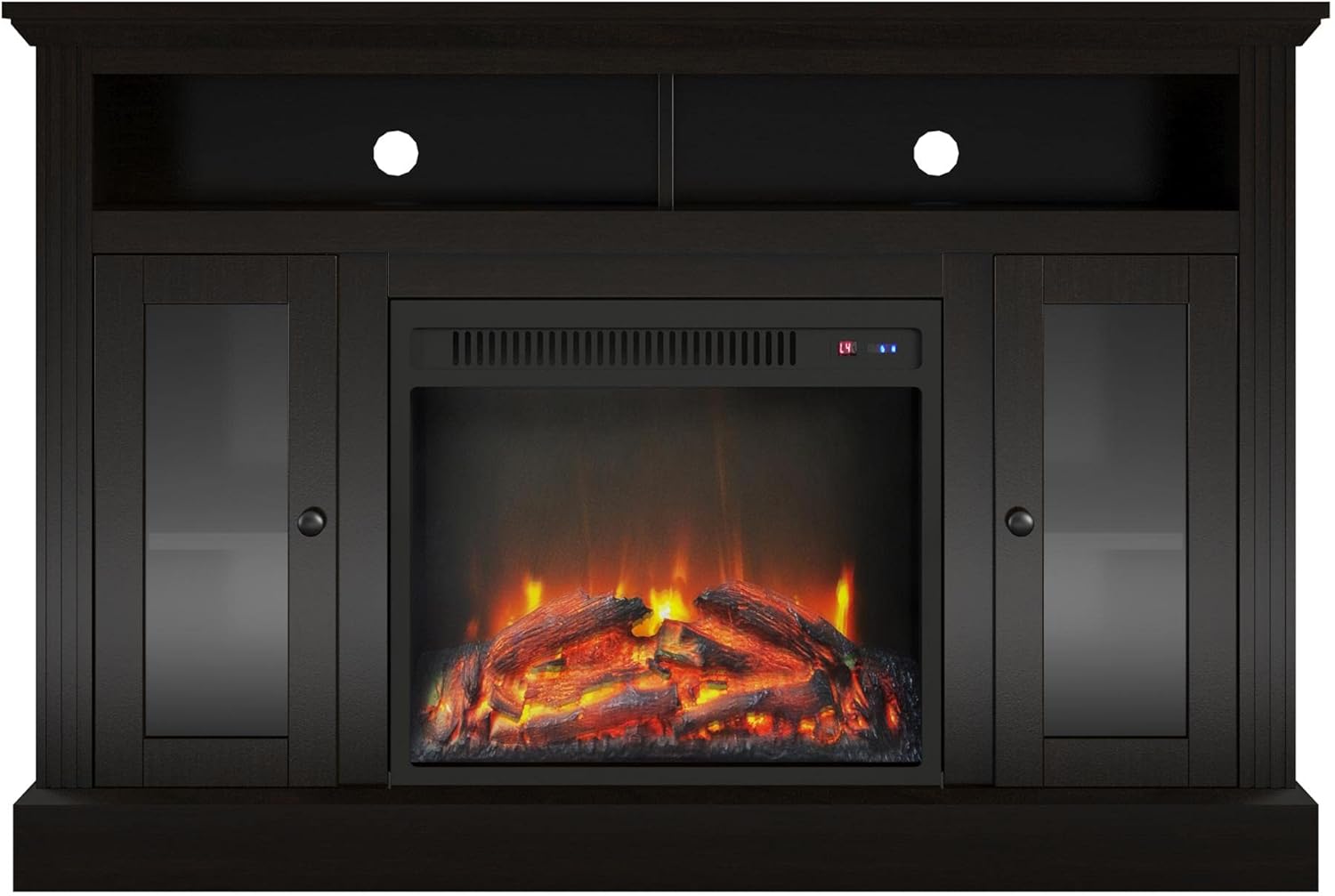 Espresso Electric Fireplace TV Console G14859