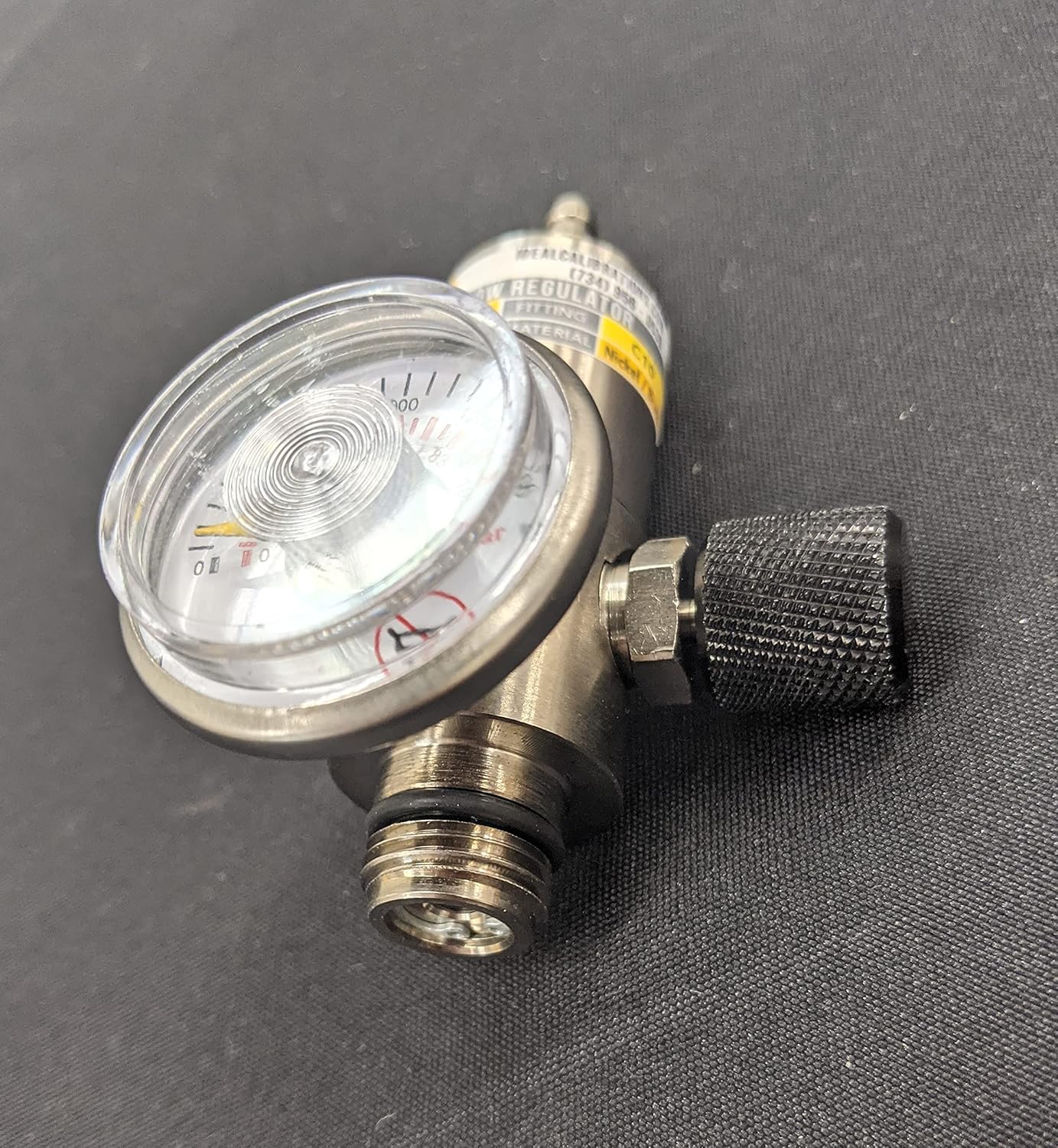 Nickel Brass Fixed Flow Calibration Gas Regulator L243268