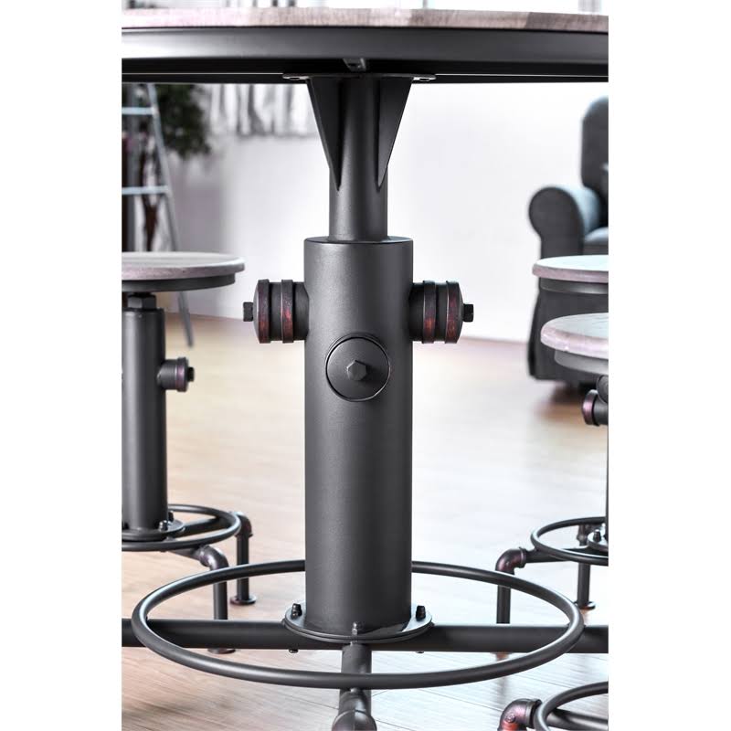 Antique Black Bar Table A216
