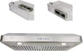 Rectangle Vent Range Hood with LED Lights F429070