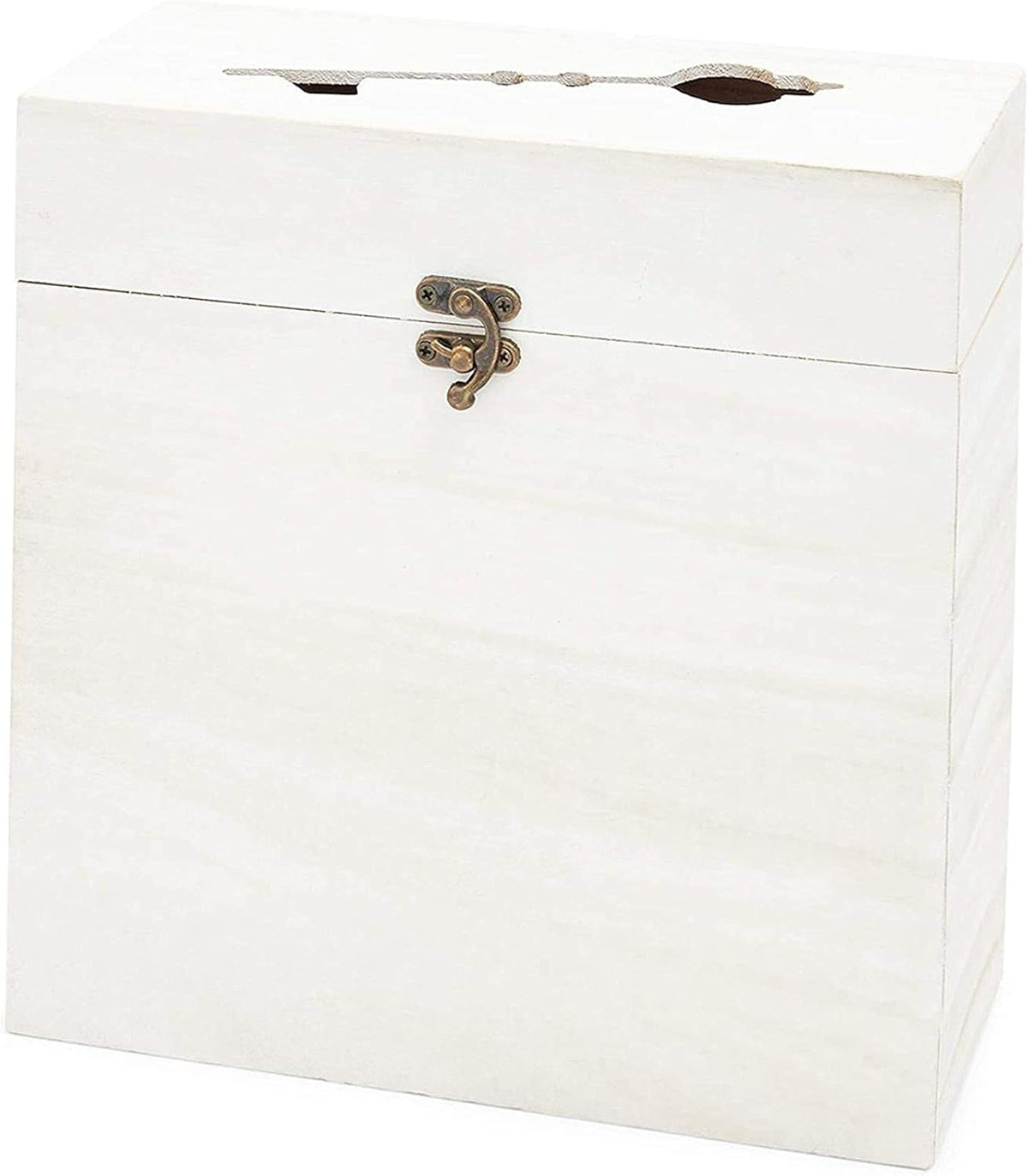 White Rustic Card Box X924989