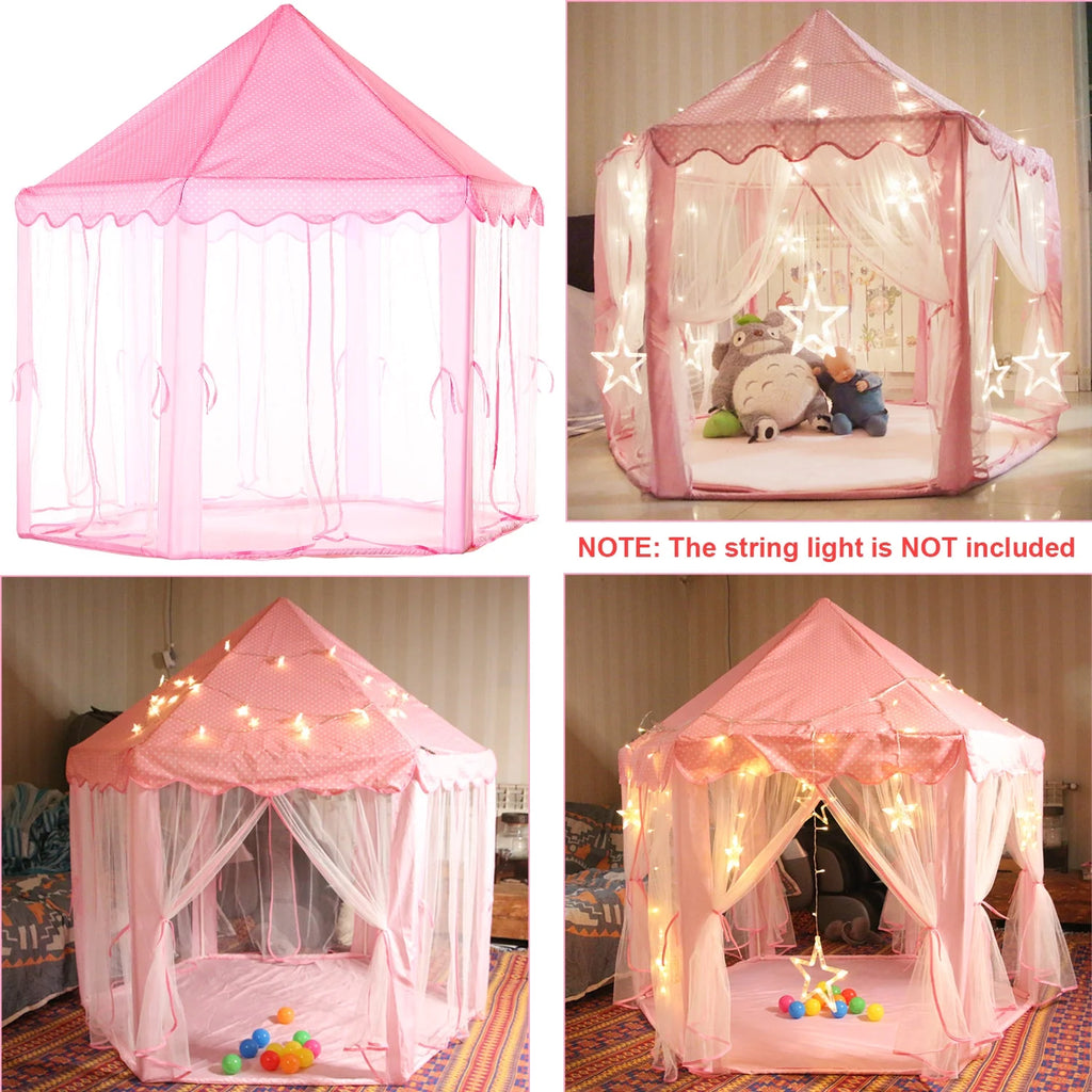 Kids Fairy Play House Tent with Carry Case H375606