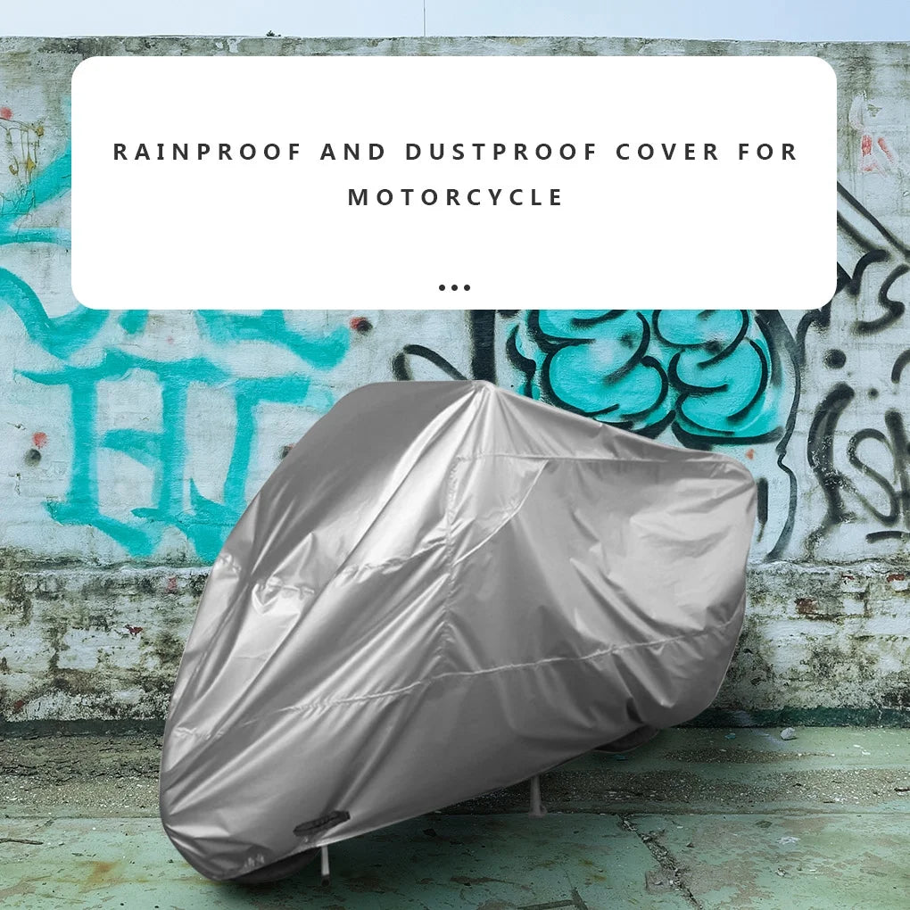 Silver Motorbike Dustproof Cover I638