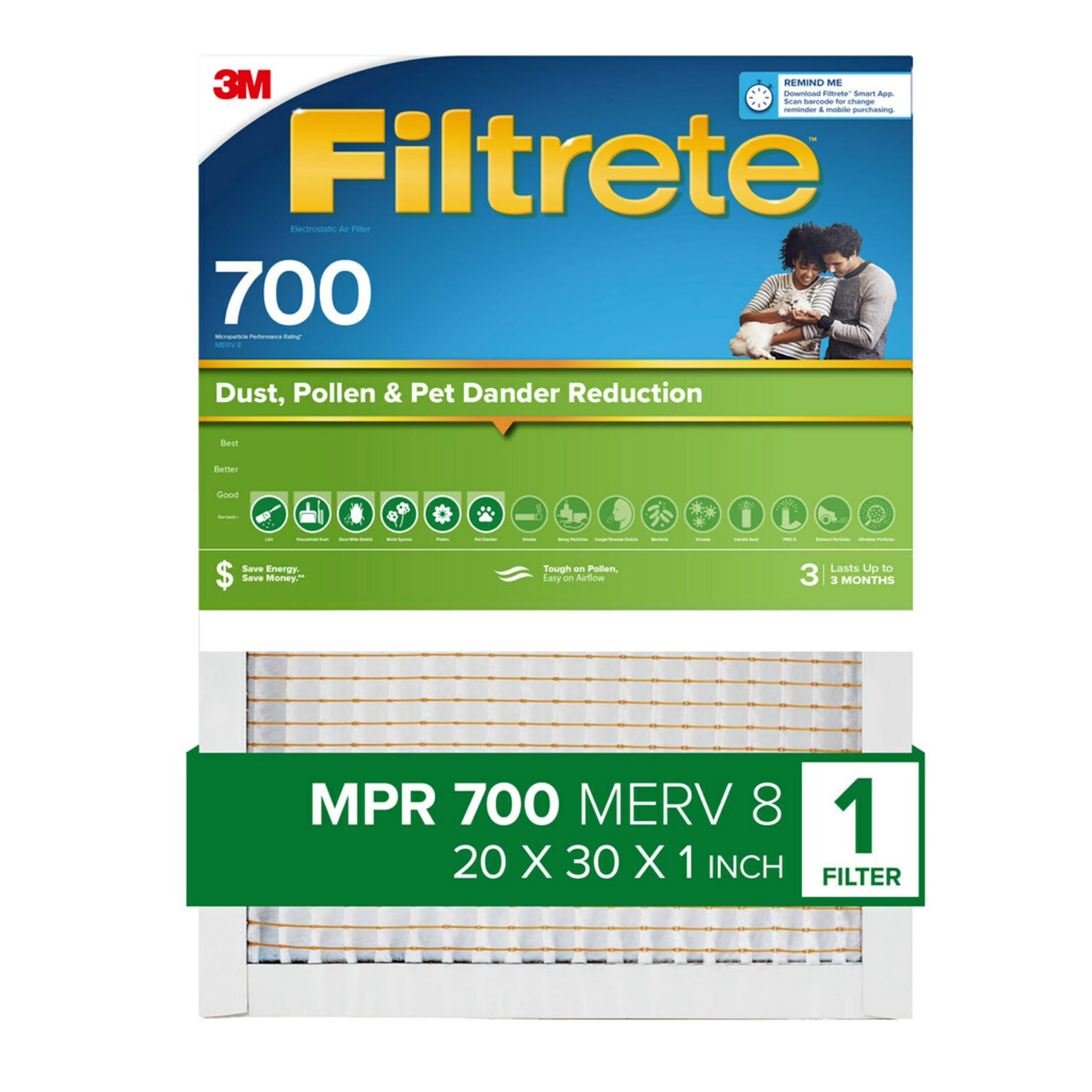 20x30x1 MERV 8 Air Filter T759066