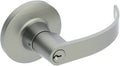 Antique Bronze Lever Round Rose Storeroom A230837