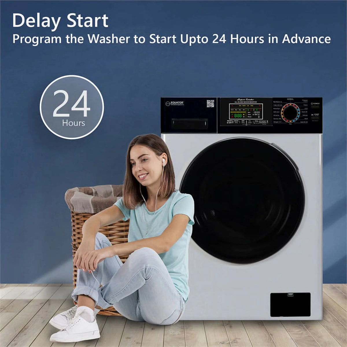 Compact 18 lbs Combo Washer Dryer I27661