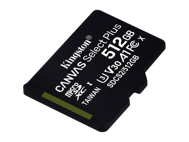 512 GB microSDXC Flash Memory Card with SD Adapter R830