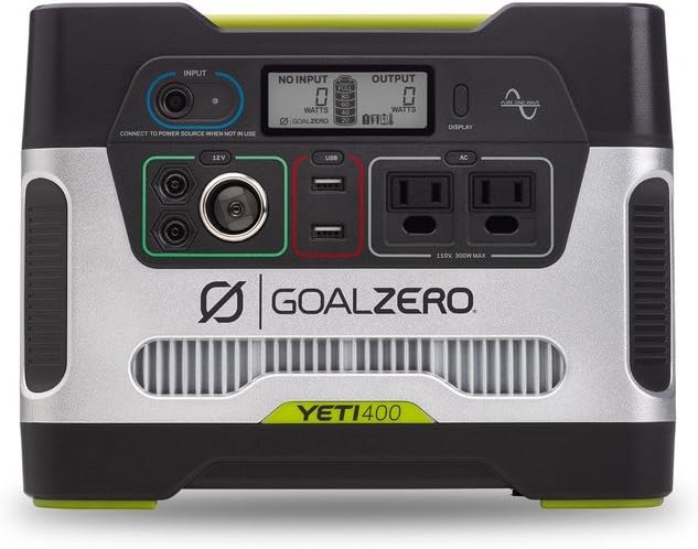 400Wh Portable Power Station with 12V, AC and USB Outputs Q65457