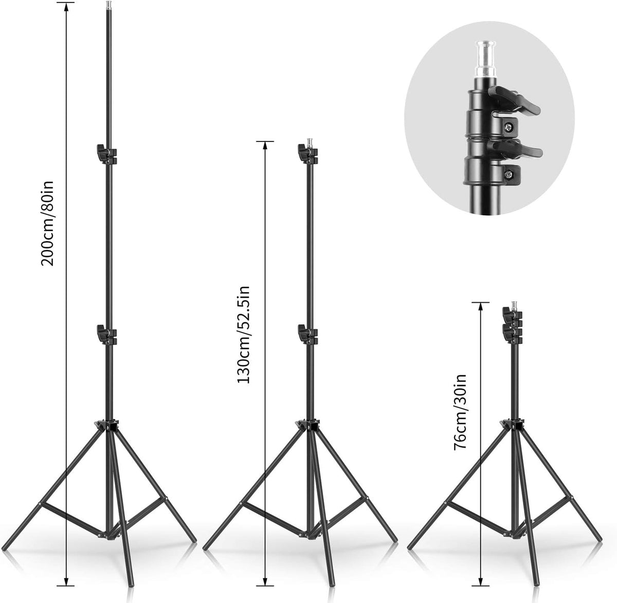 Softbox Lighting Kit 20x28'' Continuous Lighting with 2pcs 5500K Bulb F2461