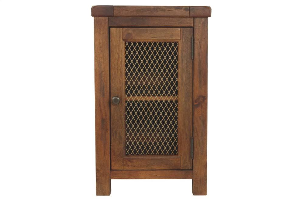 Medium Brown Chair Side End Table W217
