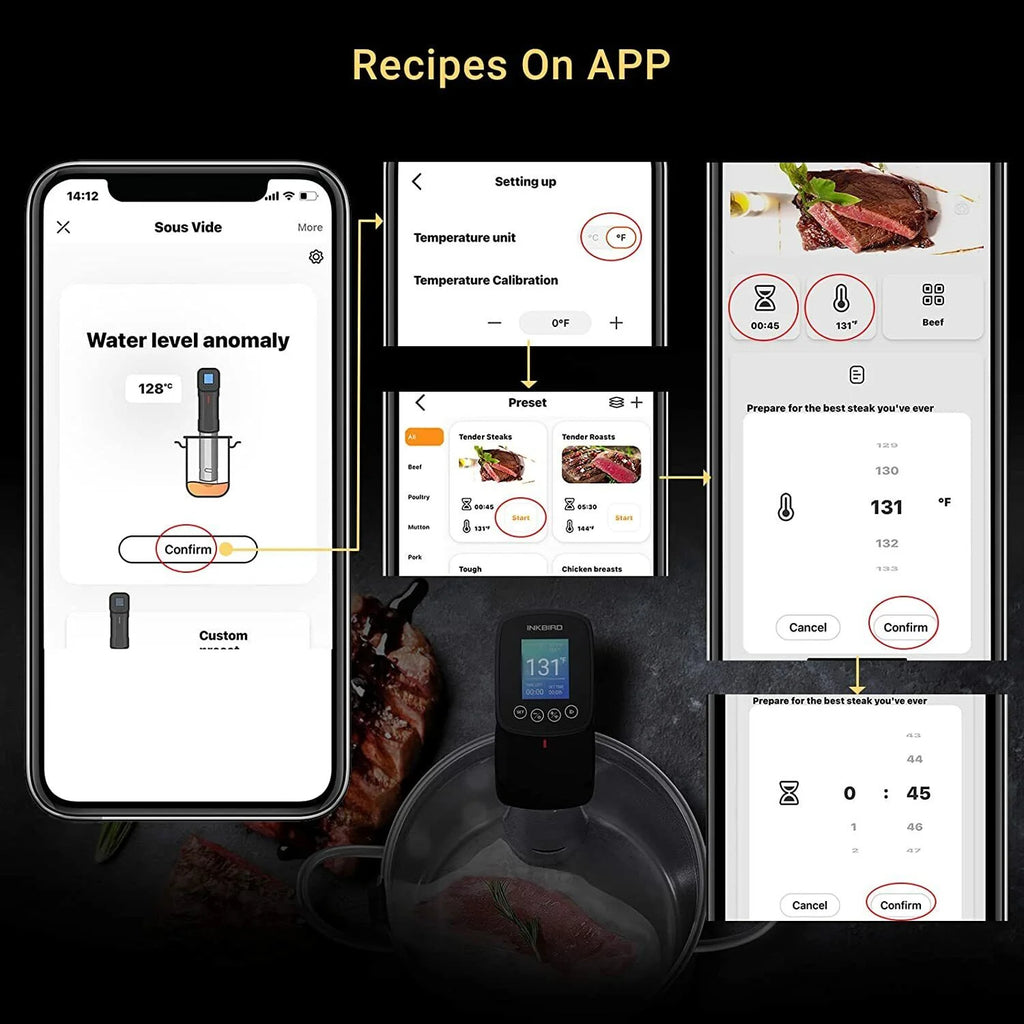 Sous Vide Cooker Circulator Immersion Precision Timer P15217