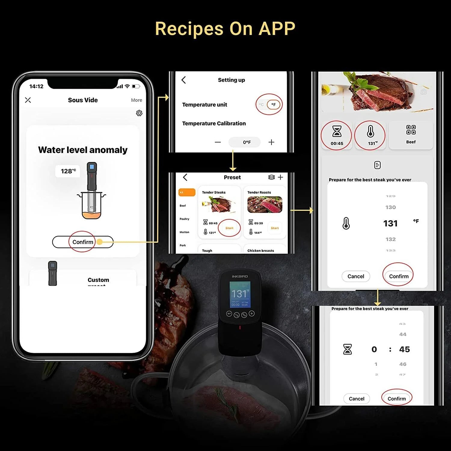 Sous Vide Cooker Circulator Immersion Precision Timer P15217