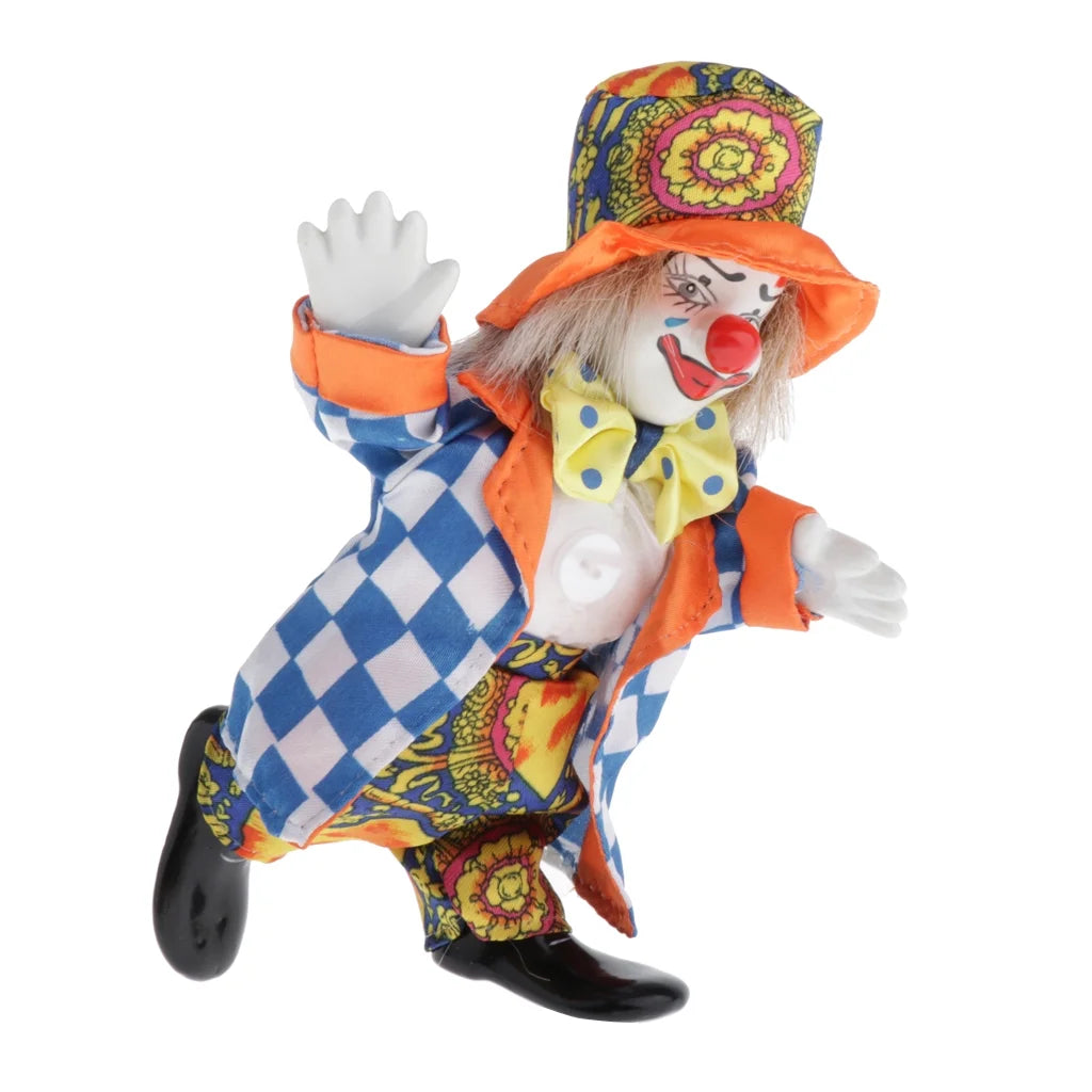 Porcelain Harlequin Doll Collectible K91095