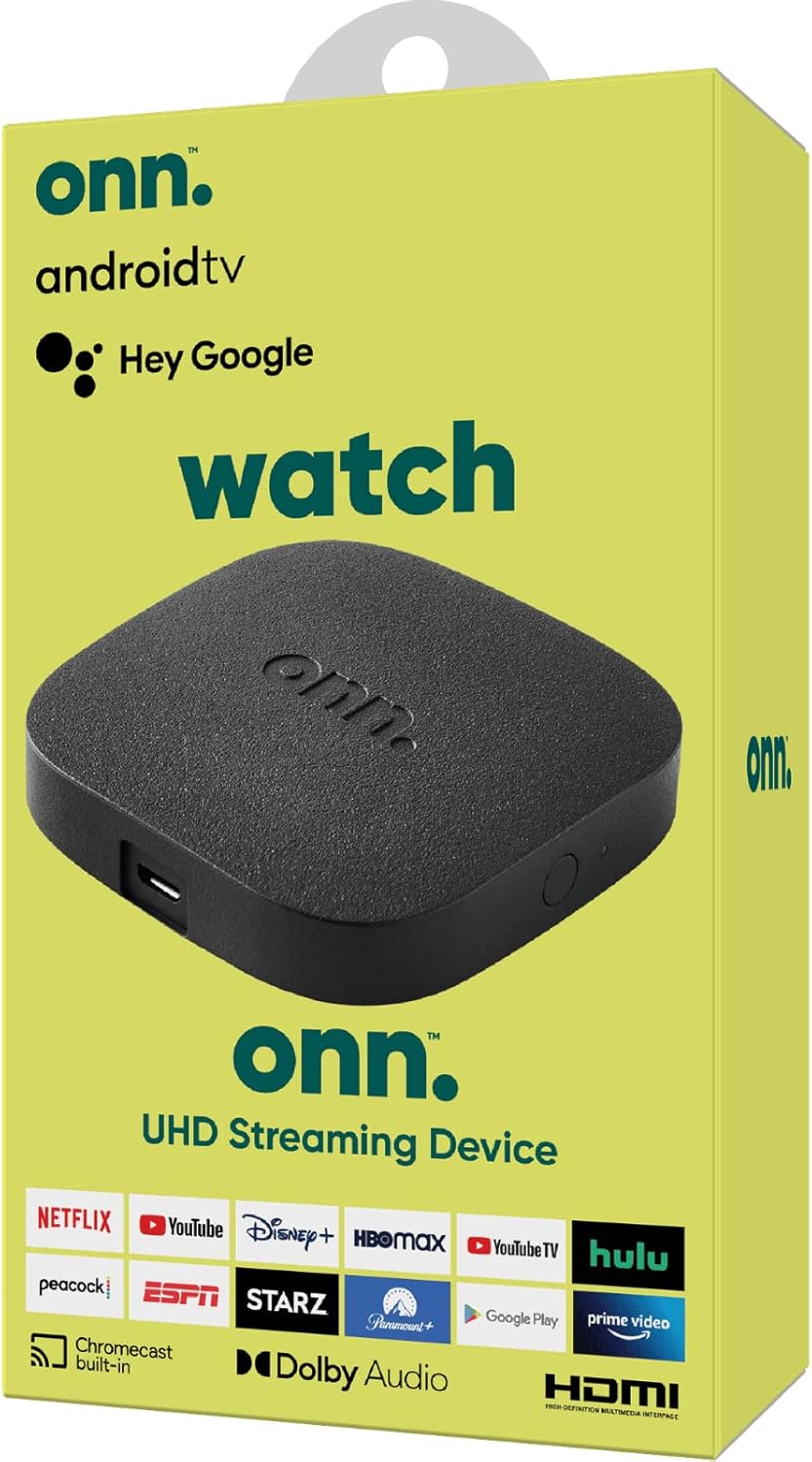 Android TV 4K UHD Streaming Device with Voice Remote Control & HDMI Cable O329