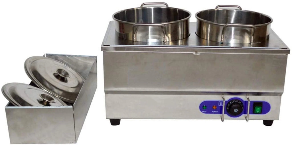 1500W Commercial Food Warmer Bain Marie Steam Table 2 Pots F569