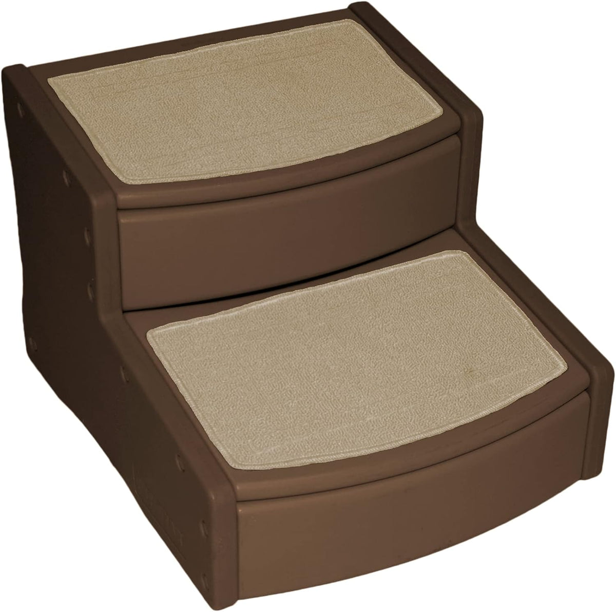 Pet Stairs, 2 Step, Extra Wide, Removable Carpet, Pack of 2 F51248