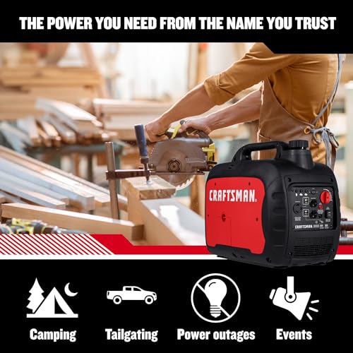2,200-Watt Gas Portable Generator F312