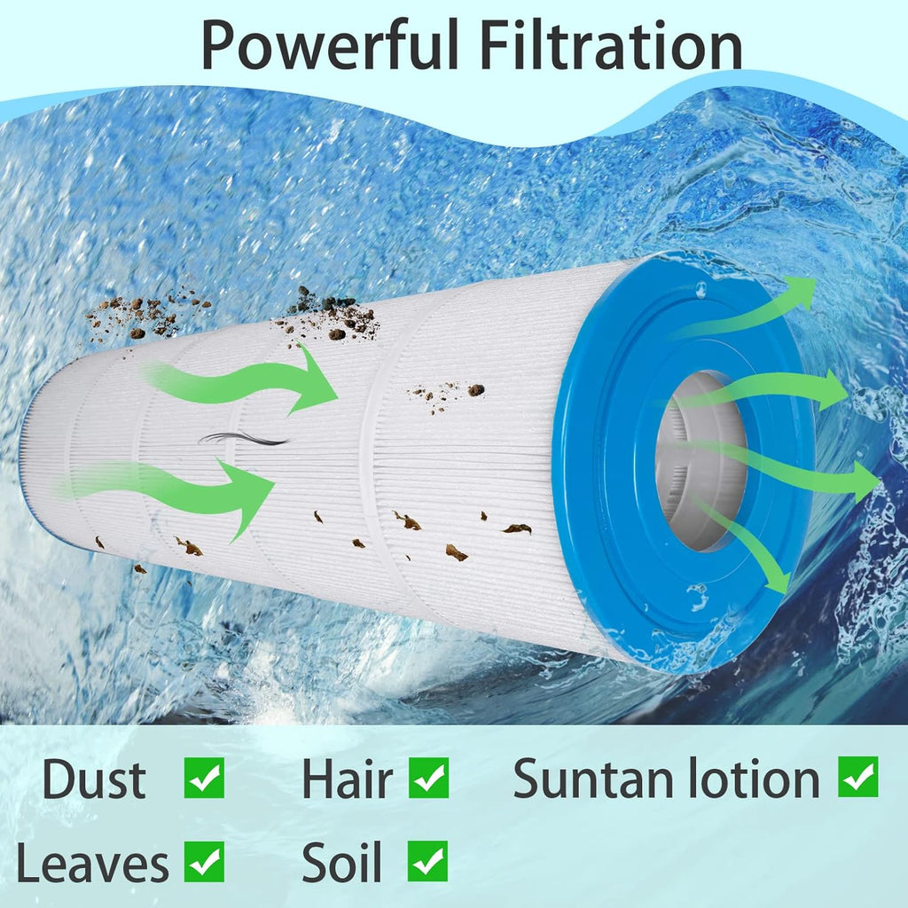 4-Pack Filter Cartridges for Pool Pump H163