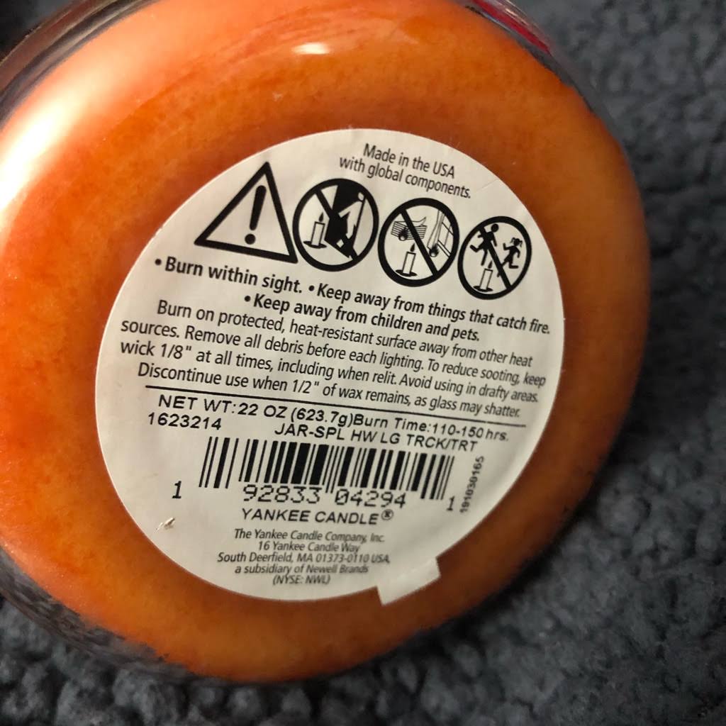 Large Jars 22 oz. Trick or Treat Candle E531944