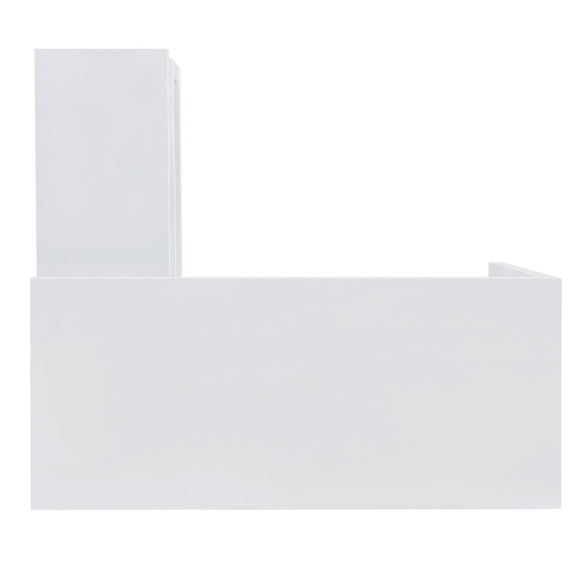 White Corner Desk F613